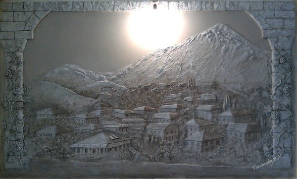 Александр Вакуленко барельеф замок