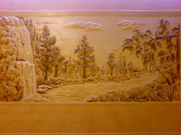 Барельеф Хабибов пейзаж