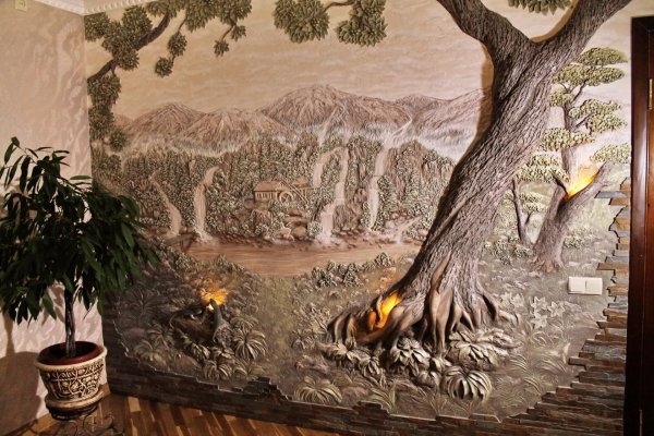 Пейзаж из гипса