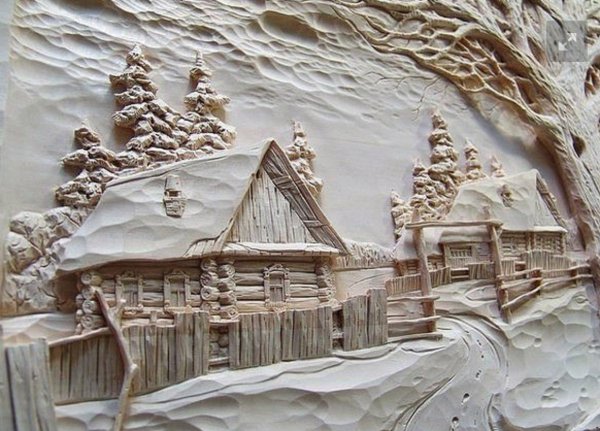 Барельеф с натуры Шубин