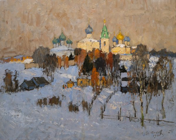 Горбатов Константин Иванович художник зимние пейзажи