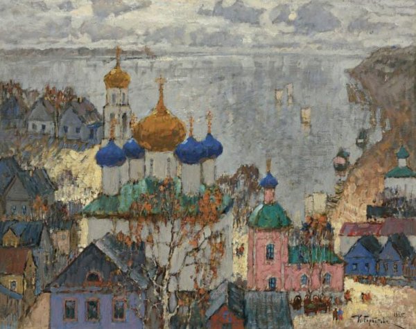 Художник Константин Горбатов этюды Москвы