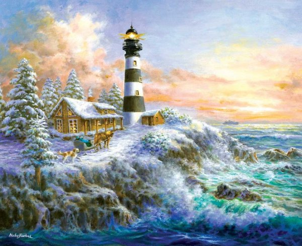 Художник Nicky Boehme зима