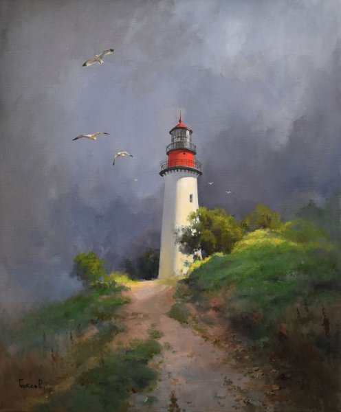 Божков Роман Александрович картина Маяк