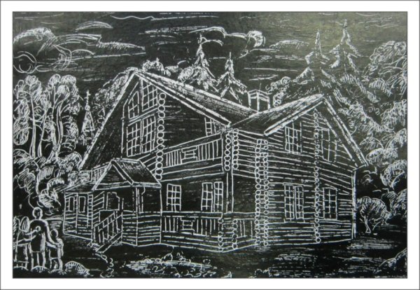 Граттаж храм