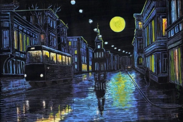 Граттаж Питер