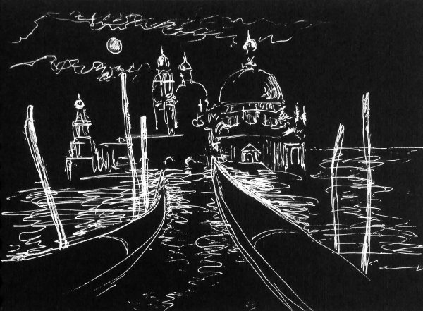 Линогравюра Лондон