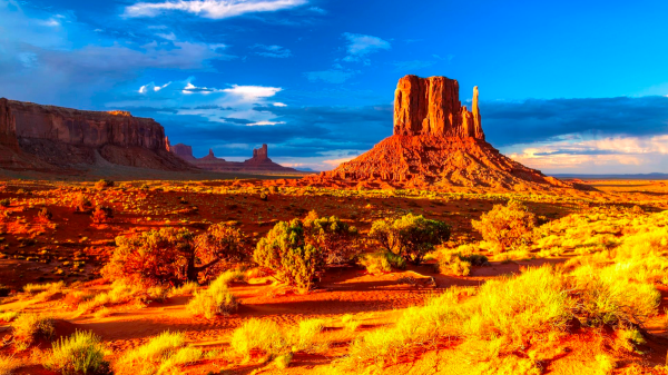 Америка штат Техас Долина монументов