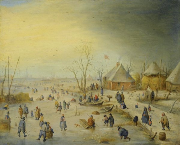 Хендрик Аверкамп катание