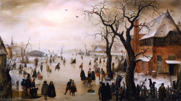 Хендрик Аверкамп ледяной город