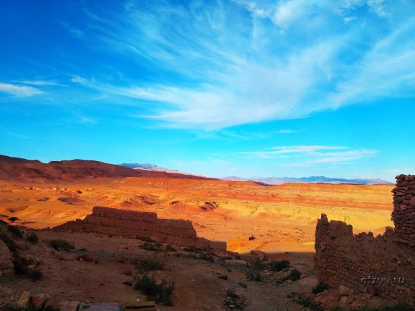 Пейзаж Северной Африки Марокко