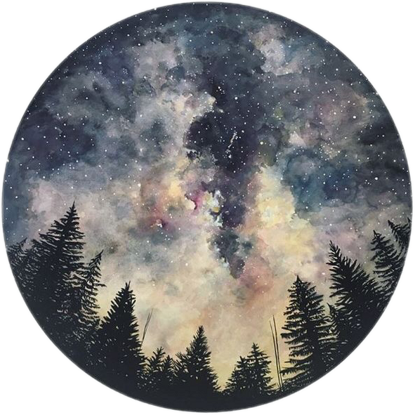 Пейзаж в кружочке