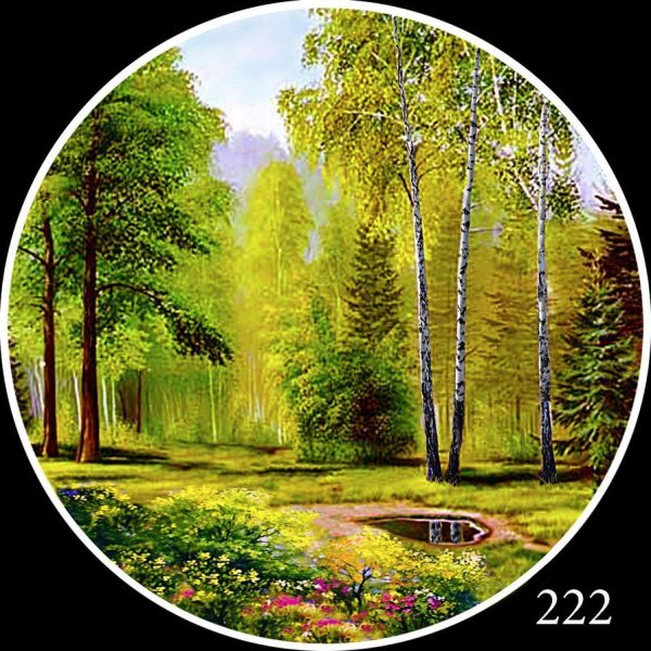 Круглая картина