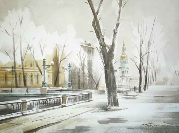 Зимний город