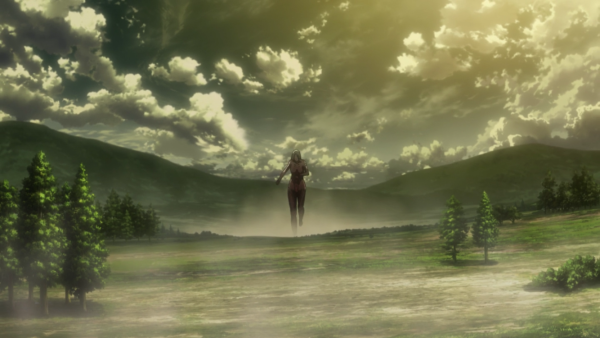 Атака титанов гигантский лес