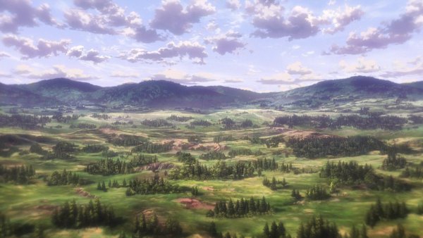 Атака титанов ландшафт