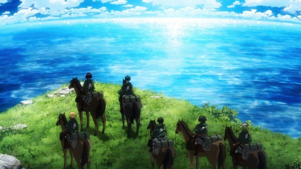 Атака титанов океан