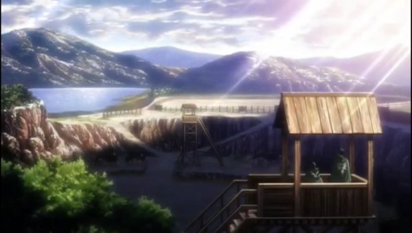 Парадиз атака титанов пейзаж