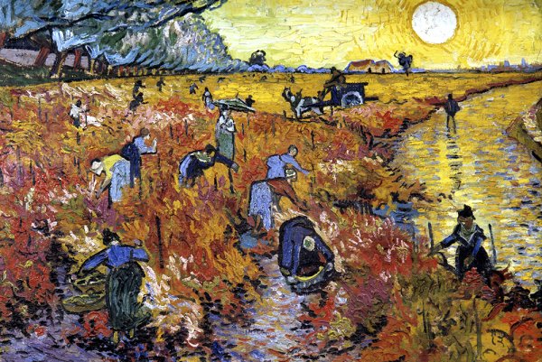 Ван Гог виноградники в Арле
