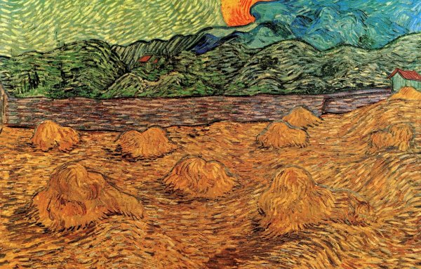 Атениум пейзаж с свиньёй Ван Гог