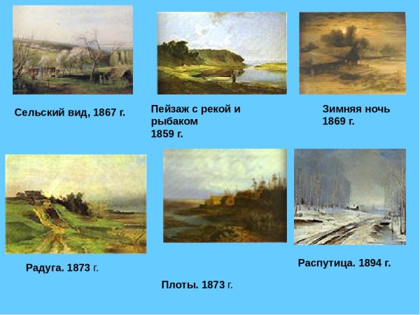 Алексей Кондратьевич Саврасов сельский вид