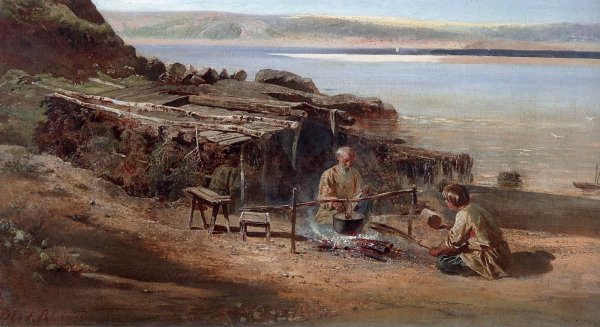 Алексей Кондратьевич Саврасов после грозы