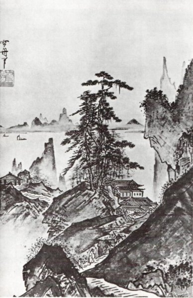 Сине-зеленый пейзаж в китайской живописи Нисский