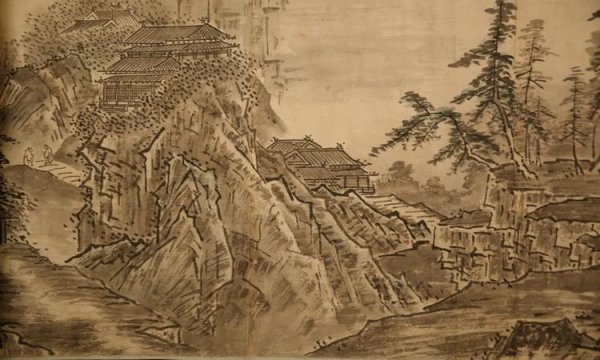 Японская живопись Сэссю