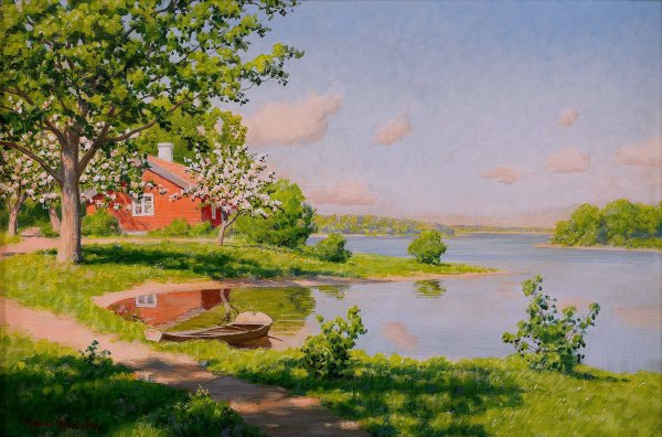 Художник Johan Krouthen. Пейзаж