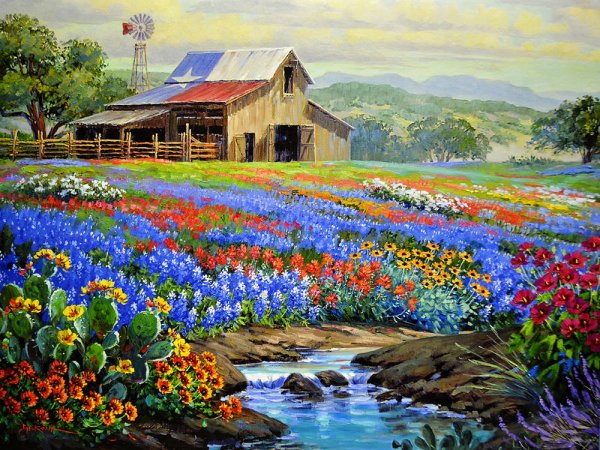 Веселенький пейзаж