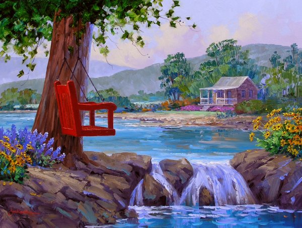 Веселенький пейзаж