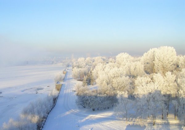 Мост метро Новосибирск