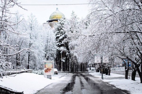 Красноярск зимой мост