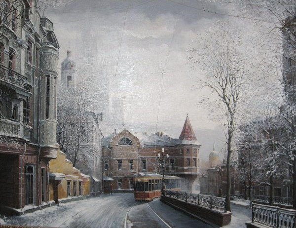 Игорь Разживин городские пейзажи