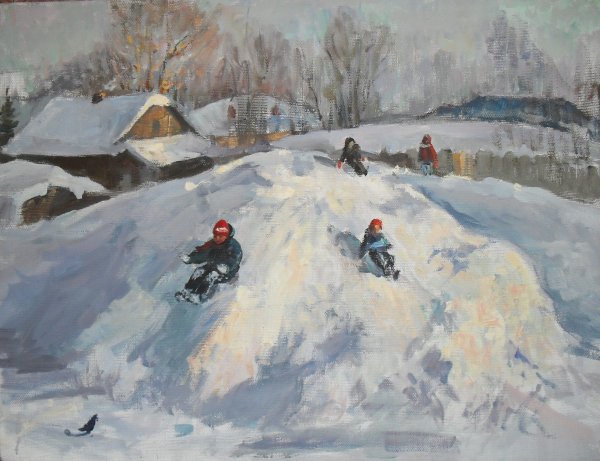 Мария Подвербная зимние забавы