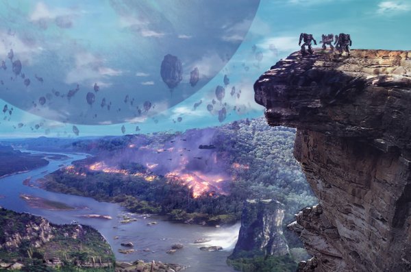 Планета Пандора аватар летающие острова