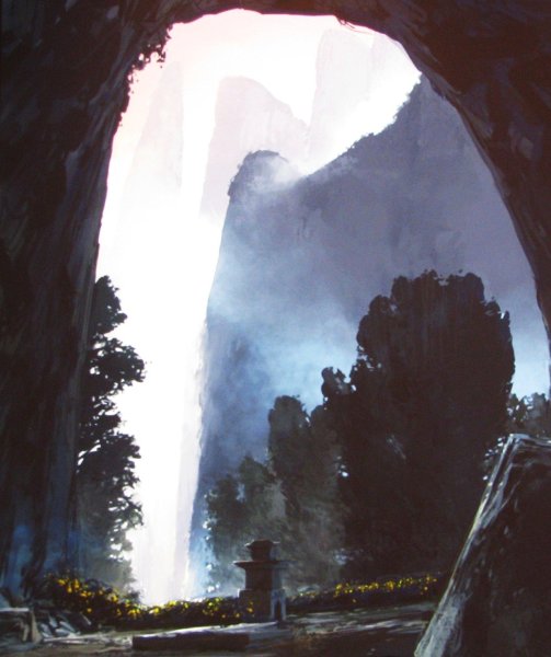 Водопад из фильма аватар