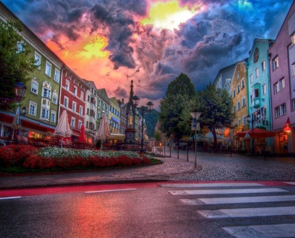 Деревня Нажак Франция