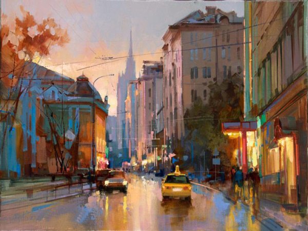 Ноттингем город осень улицы