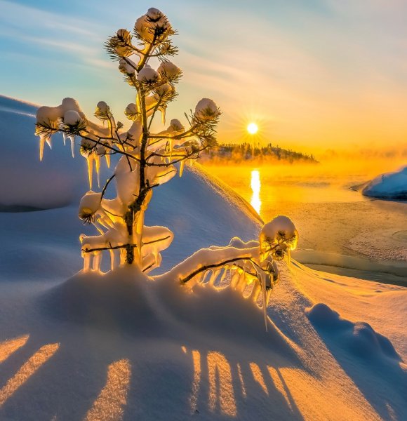 Карелия зимой