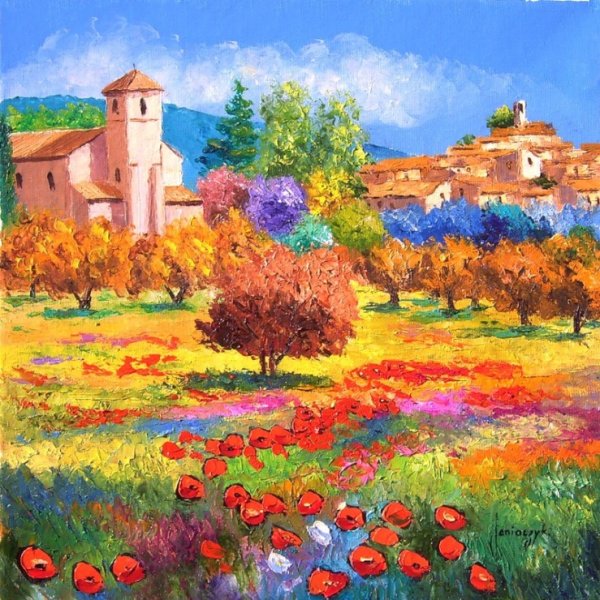 Французский Импрессионист Жан Марк Жаньячик