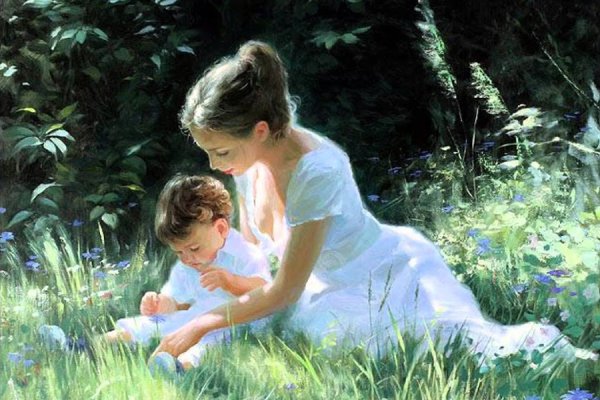 Владимир Волегов картина мама и дитя