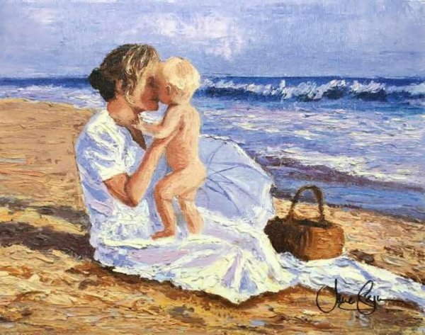 Картина мать с ребенком