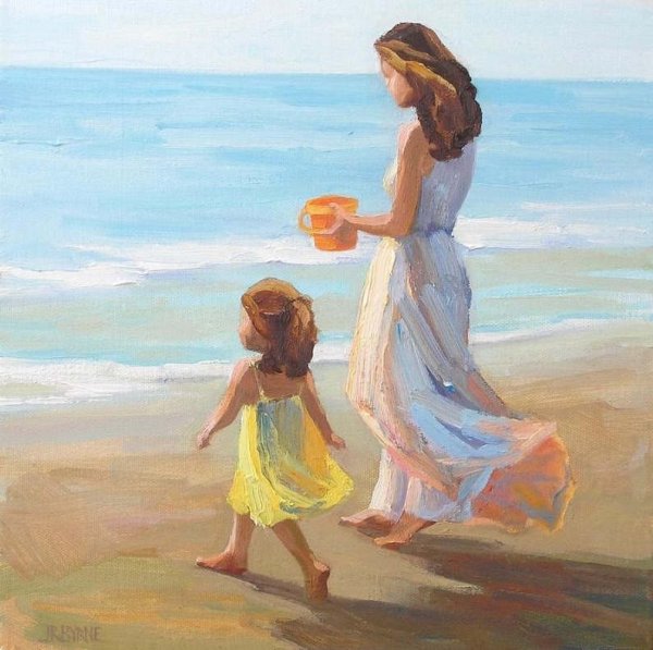 Мать и дочка картина