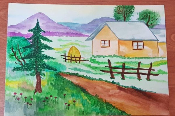 Рисунок на тему природа