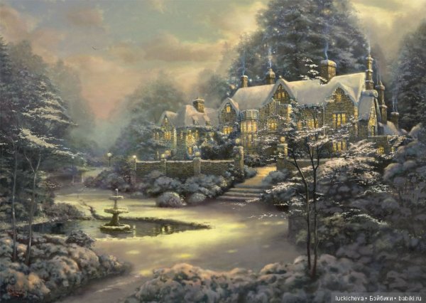 Художник Томас Кинкейд зима
