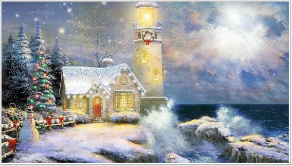 Томас Кинкаде зимние сказочные пейзажи СССР