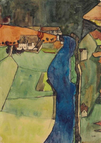 Эгон Шиле гавань в Триесте