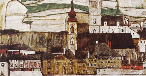 Egon Schiele пейзажи