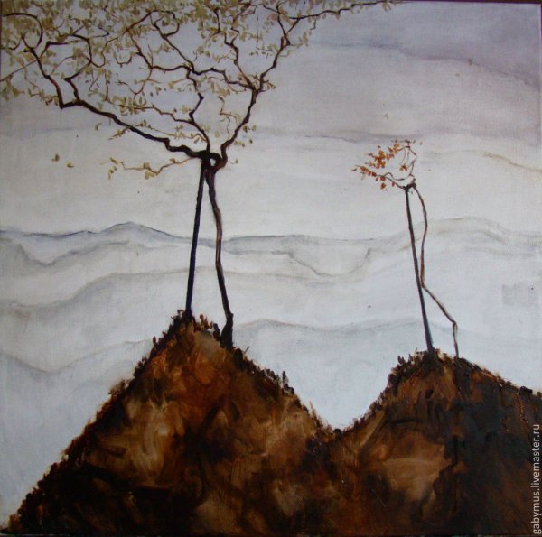 Эгон Шиле, (1890 – 1918) ′′пейзаж " (1907)